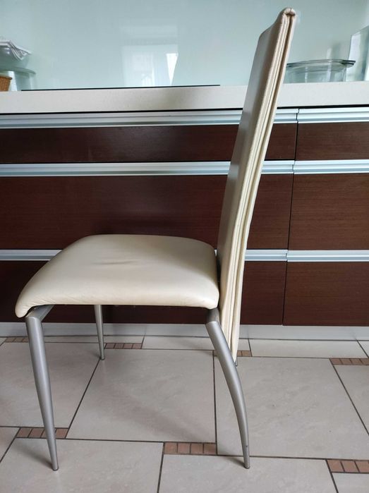 Krzesła skórzane 4szt