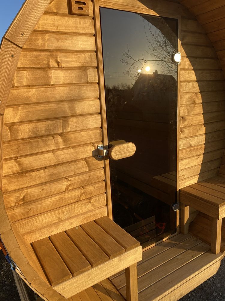 Sauna ogrodowa kompletna z piecem
