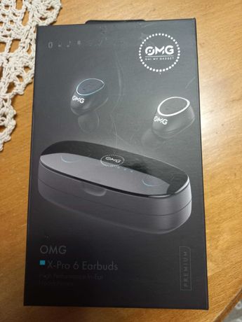 Беспроводные Наушники OMG X-Pro 6 TWS Bluetooth Earbuds Black (Черные)