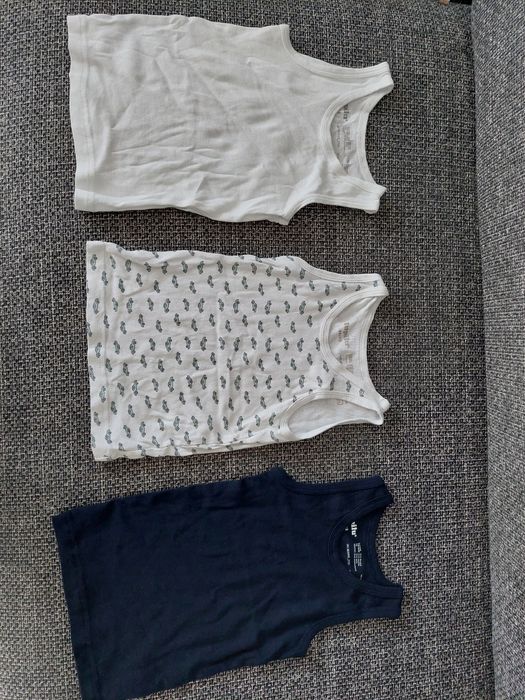 Podkoszulki chłopięce lupilu 3x 86/92