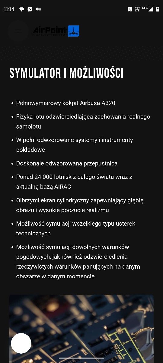do Września lot na symulatorze Airbus320 Wrocław