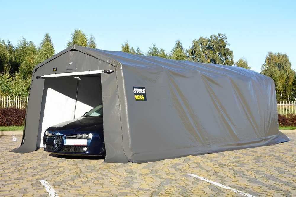 Namiot garażowy na samochód 3,3 x 7,2 m * PRZENOŚNY * kotwy w Zestawie