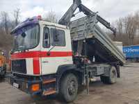 MAN 19.332 kipper + dźwig Hiab