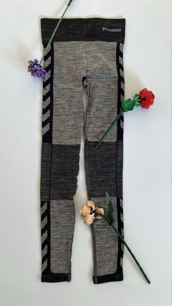 legginsy hummel szare rozmiar XS