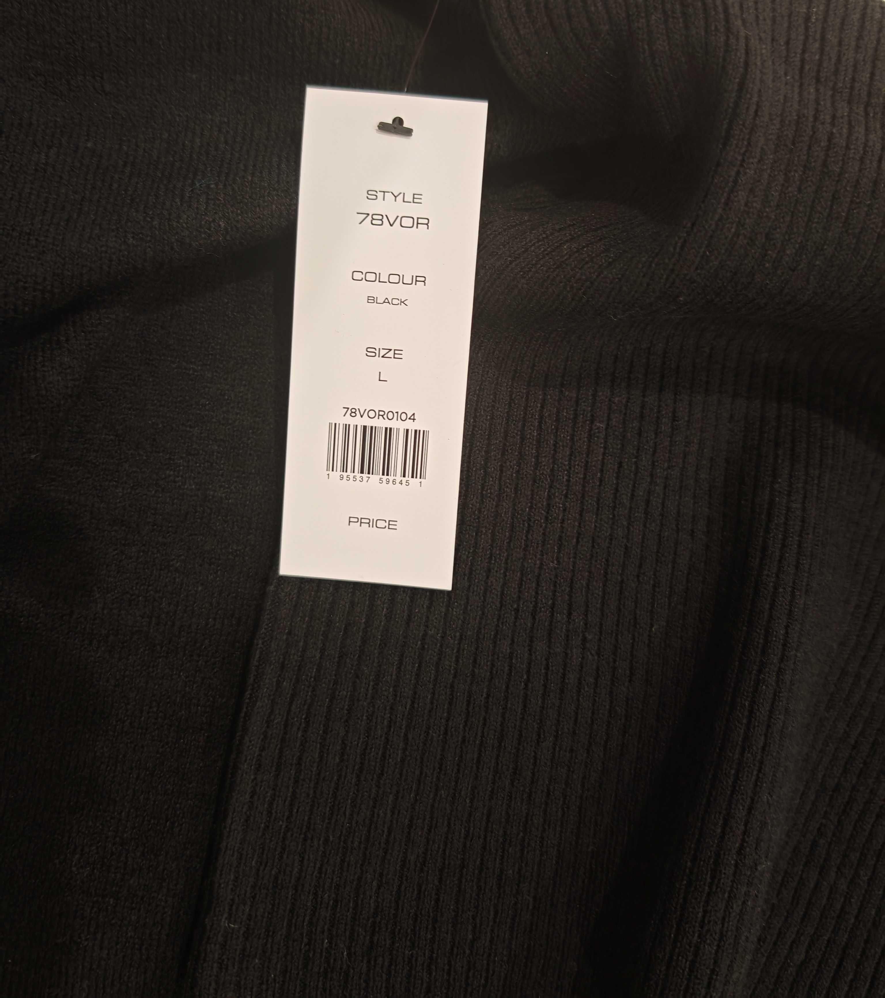 Camisola de Malha de Gola Alta Preta Por Estrear