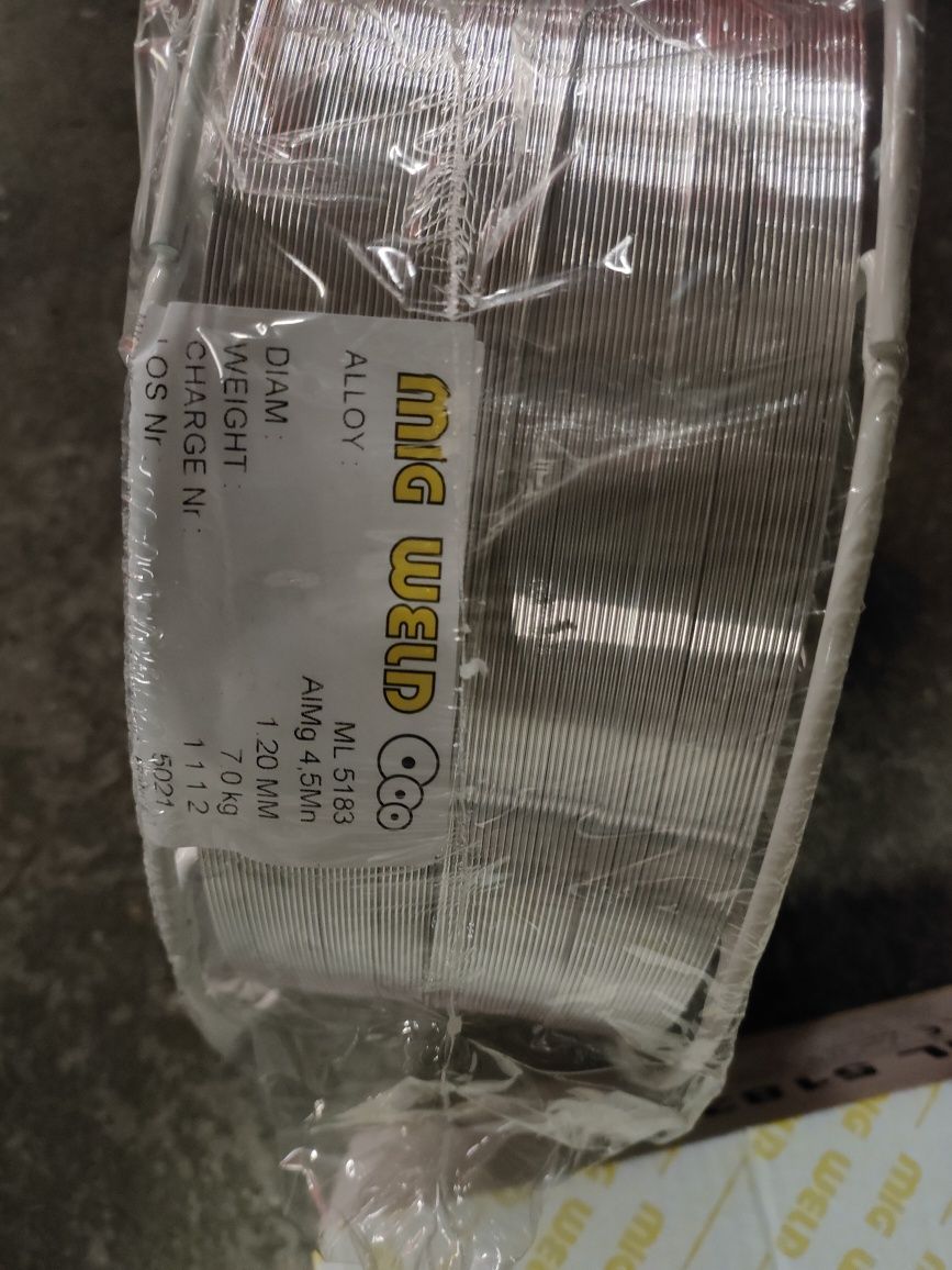 Drut aluminium 1.2mm 7kg MIG WELD AlMg 4.5