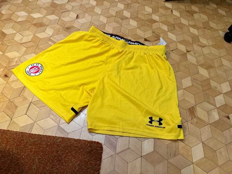Spodenki Under Armour FC St. Pauli 1910 L Yellow Shorts L