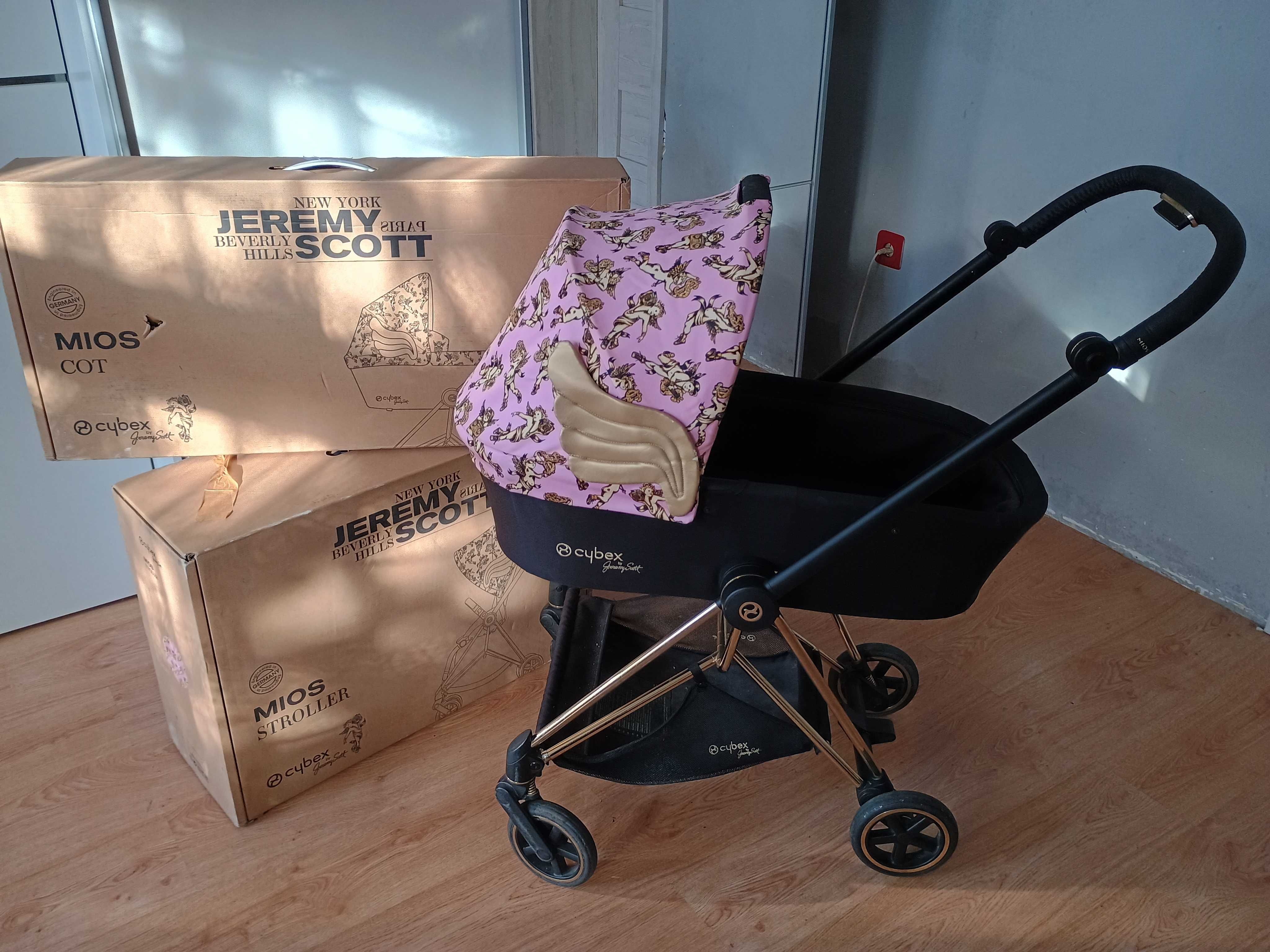 Cybex wózek mios 2.0 cherubs pink