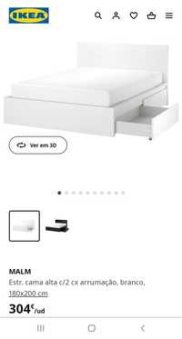 Cama de casal Ikea