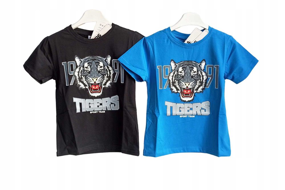 Niebieska bluzka dla chłopca t-shirt  nowy 98-104