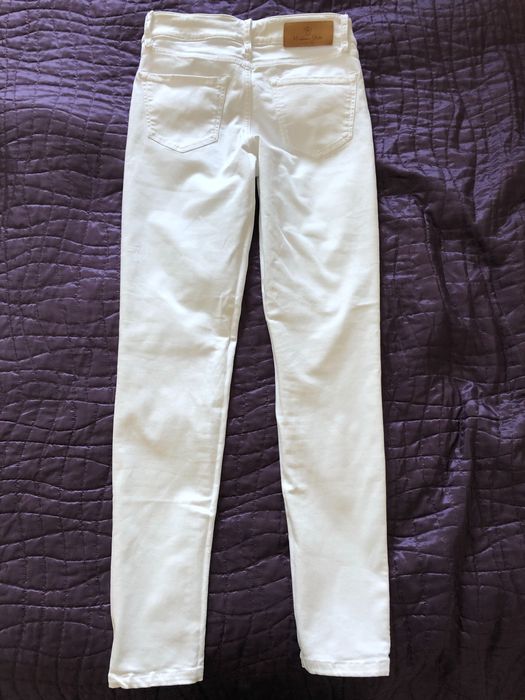 Białe spodnie Massimo Dutti, rozm.36