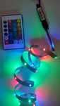 Taśma LED RGB 5v 1m USB z Pilotem