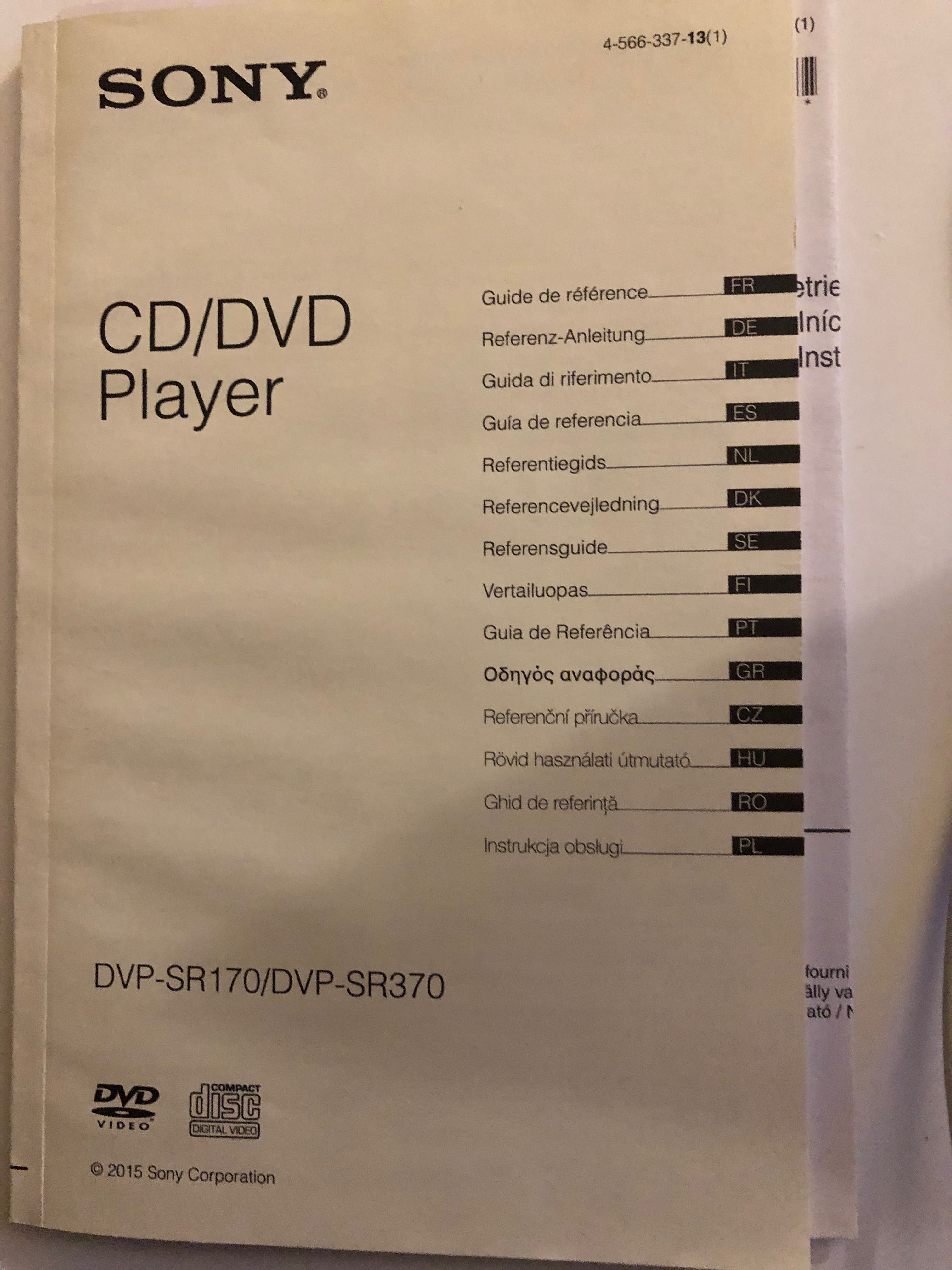 Leitor CD /DVD Sony