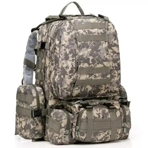 Рюкзак B08 55л 55х40х25см военный тактический рюкзак с итогами Пиксель