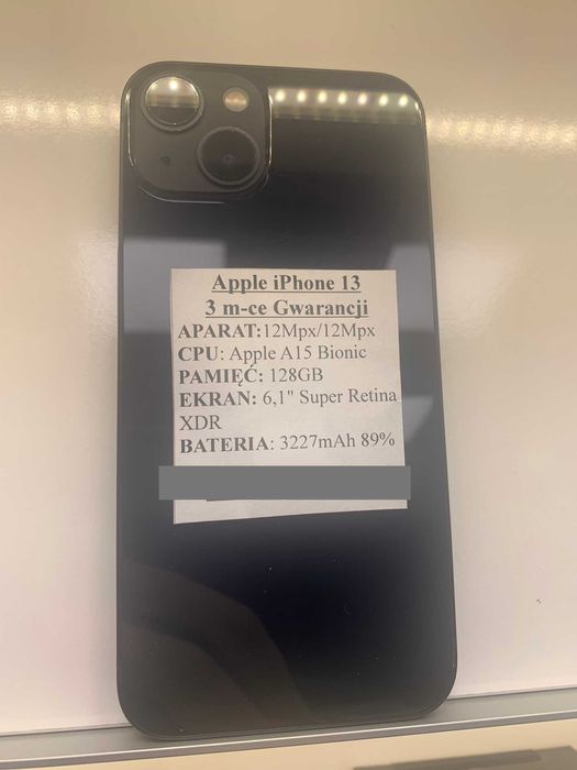 iPhone 13 128GB *Gwarancja 3m*