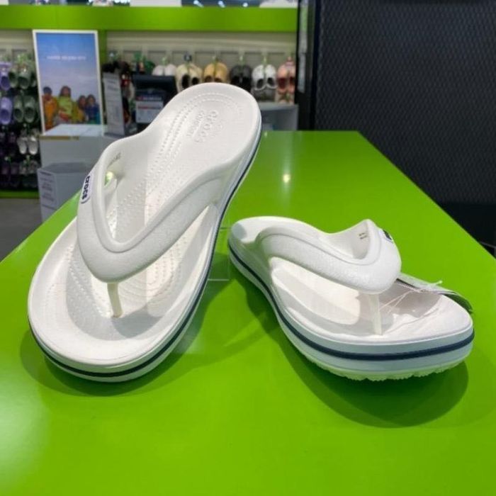 Crocs bayaband flip – білі, розмір 38 – легкі, стильні, на кожен день