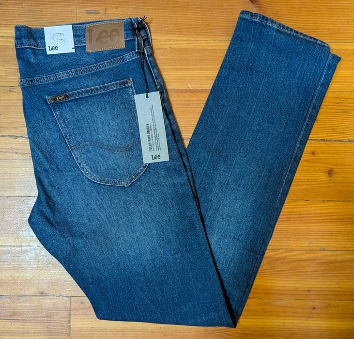 NOWE Jeansy LEE Luke Slim W34 L34 / L719AKIG Fresh / Oryginalne