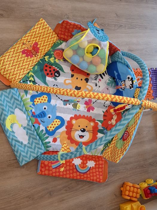 Килимок ігровий з дугами, басейн з кульками для немовля El Camino