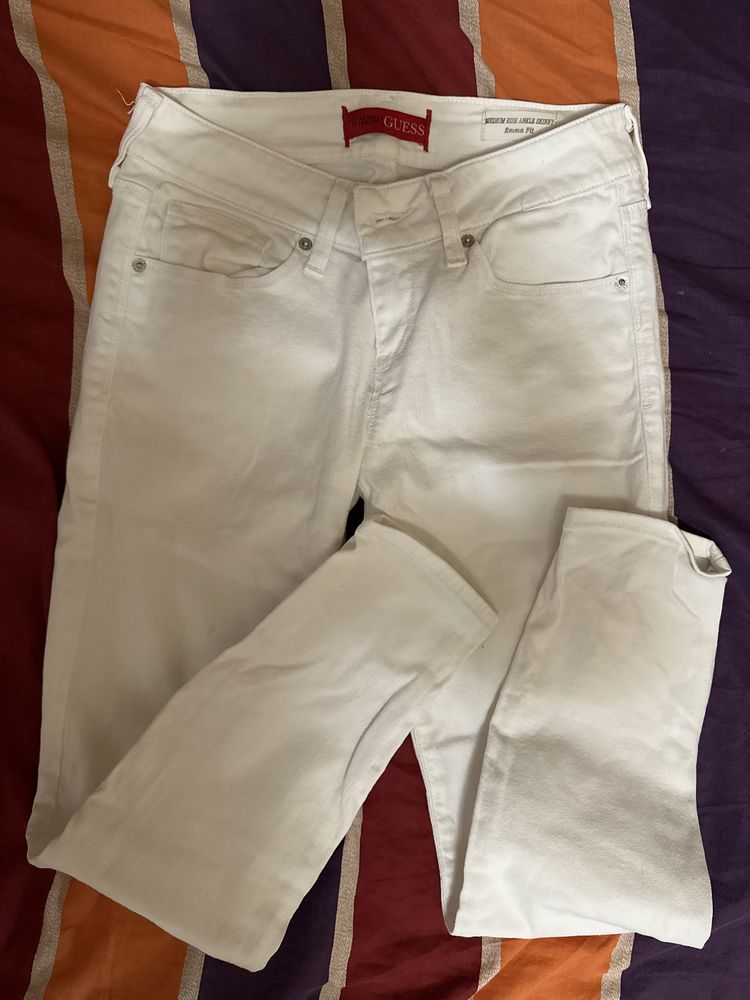 GUESS джинсы оригинал новые skinny белые
