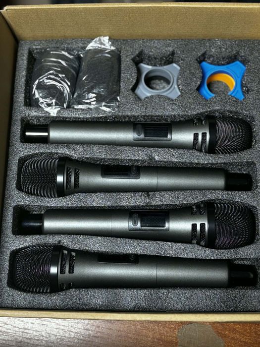 Zestaw 4 bezprzewodowych mikrofonów TONOR – komplet w oryginalnym opak