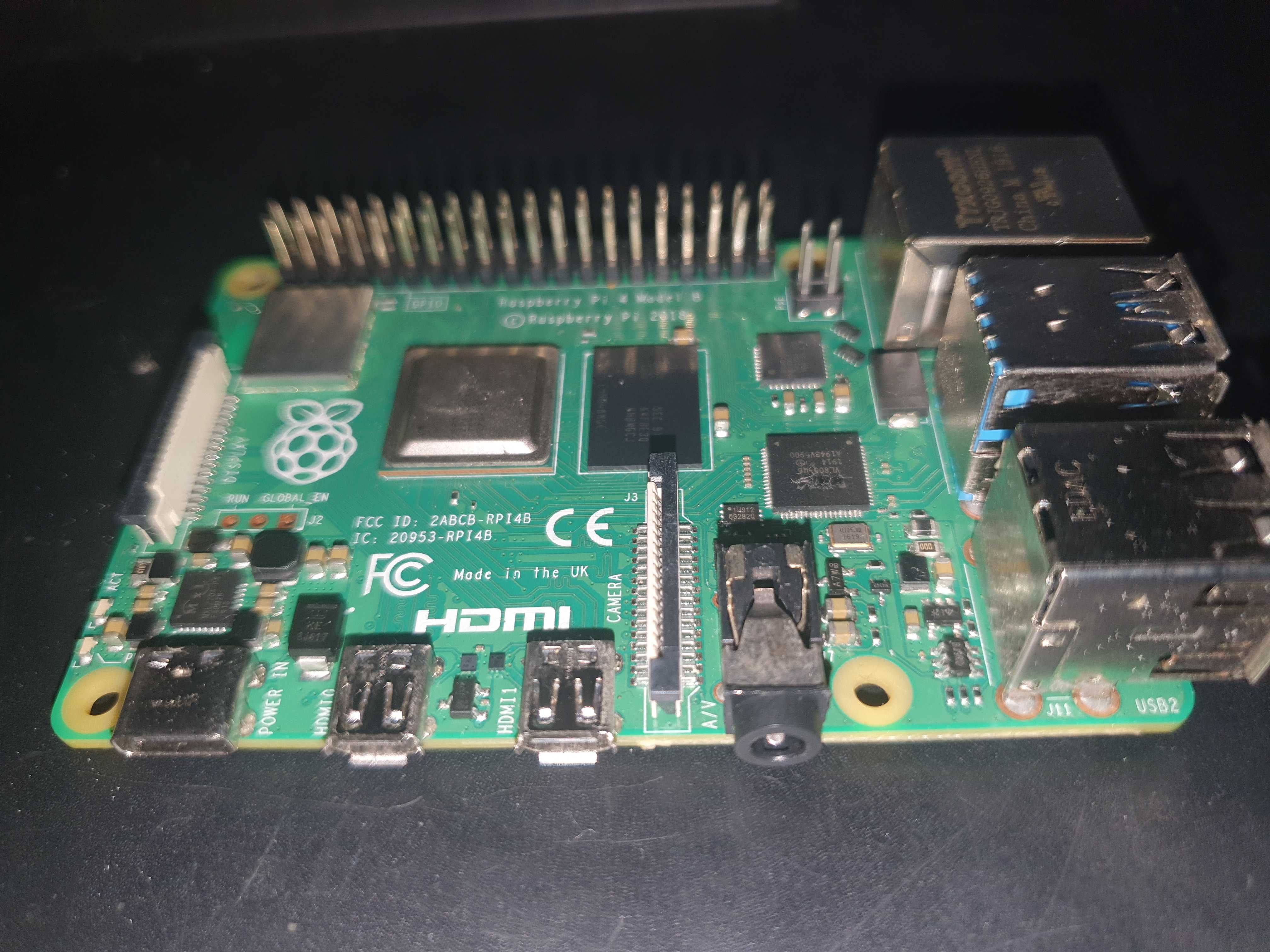 Raspberry pi 4 Model B Avariado - para reparação / peças