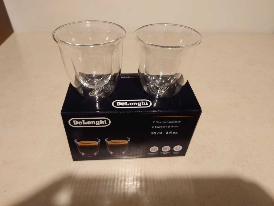 Szklanki do espresso De'Longhi 90 ml, zestaw 2 szt.