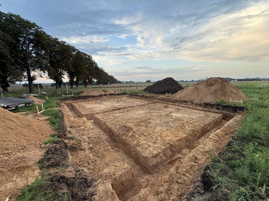 Usługi koparka 9t, minikoparka 2t prace ziemne, wiertnica, młot