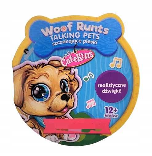 WOOF RUNTS Mini pluszak maskotka szczekający pies BULDOG FRANCUSKI 708