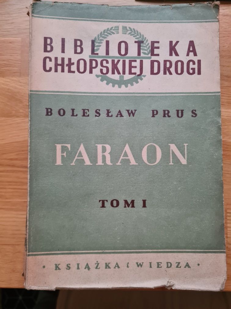 Książki Faraon Tom 1-3 Biblioteka chlopskiej drogi.