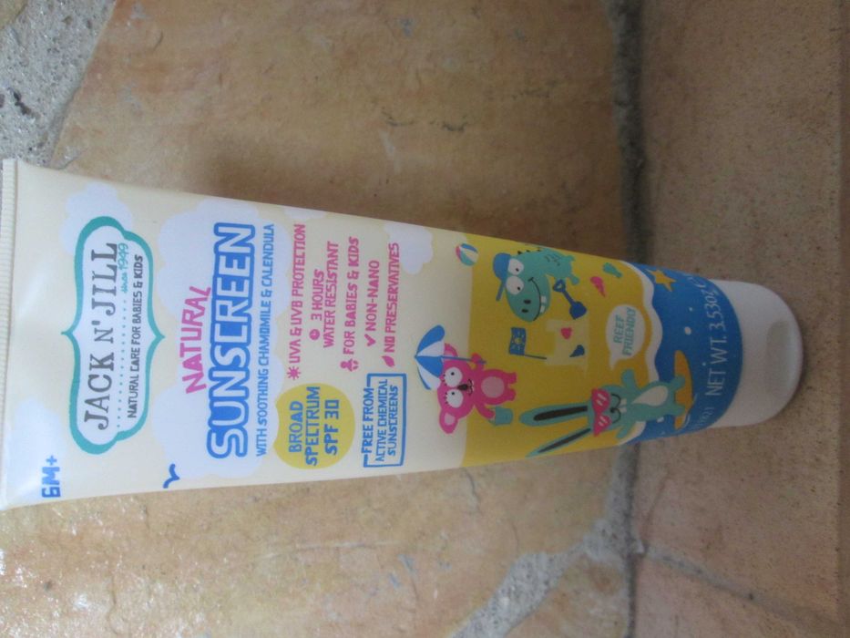 Natural Sunscreen - creme bronzeador para crianças - NOVO