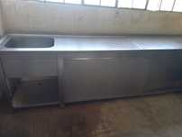 Bancada inox 3.12 x 0.60