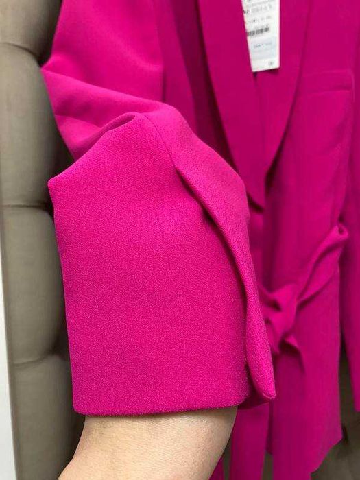 marynarka elegancka zara rozowa xl komunia