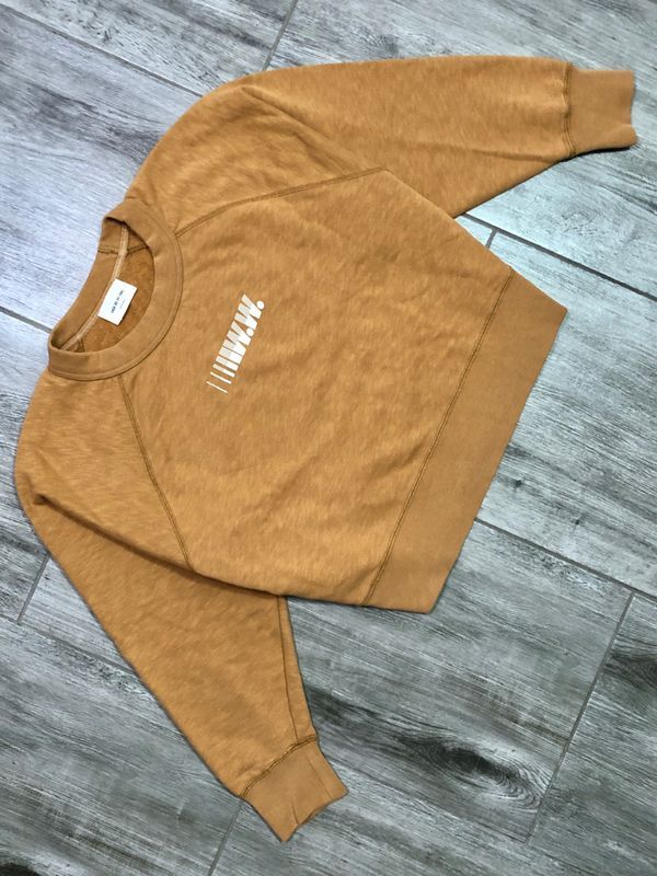 Wood Wood Bluza Cropped Damska Logowana r. XS