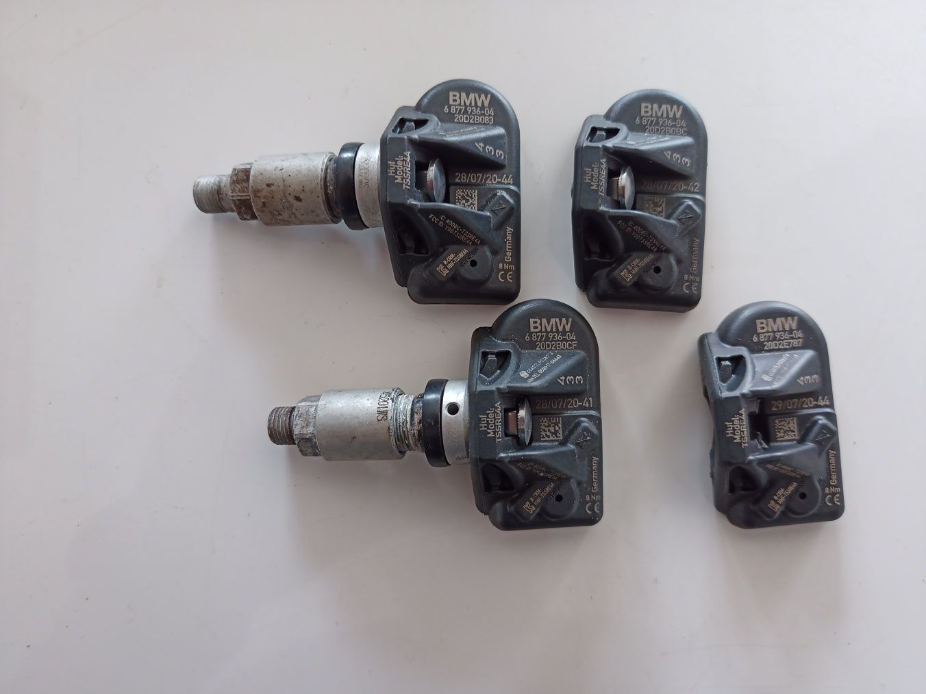 Czujnik ciśnienia TPMS BMW X3 G01 X4 G02 X5 G05 X7 G07 G29 komplet