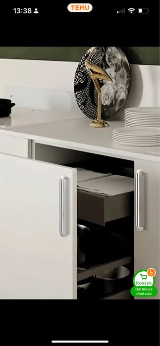 Uchwyty do mebli 2szt aluminiuowe 12.8cm