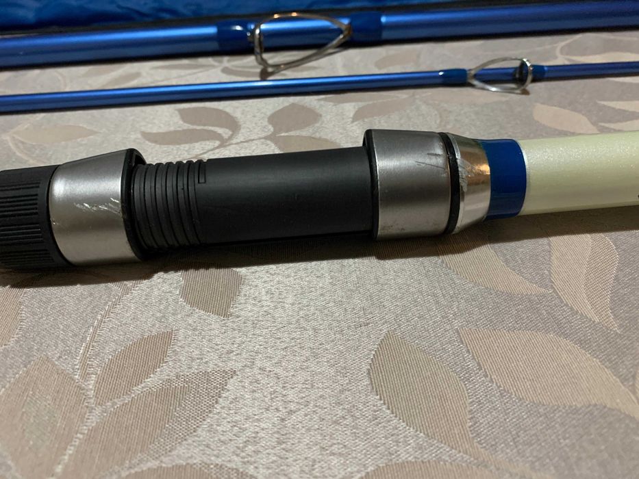 Cana de pesca surfcasting Vercelli Enigma Indigo, Carreto, Tripé