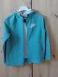 Bluza Nike 134 z kapturem na zamek