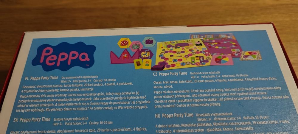 Gra planszowa Peppa Party Time