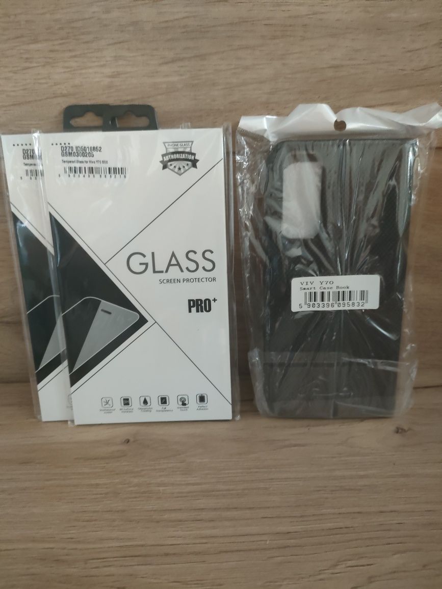 Vivo Y70 + etui + 2x szklo + Case