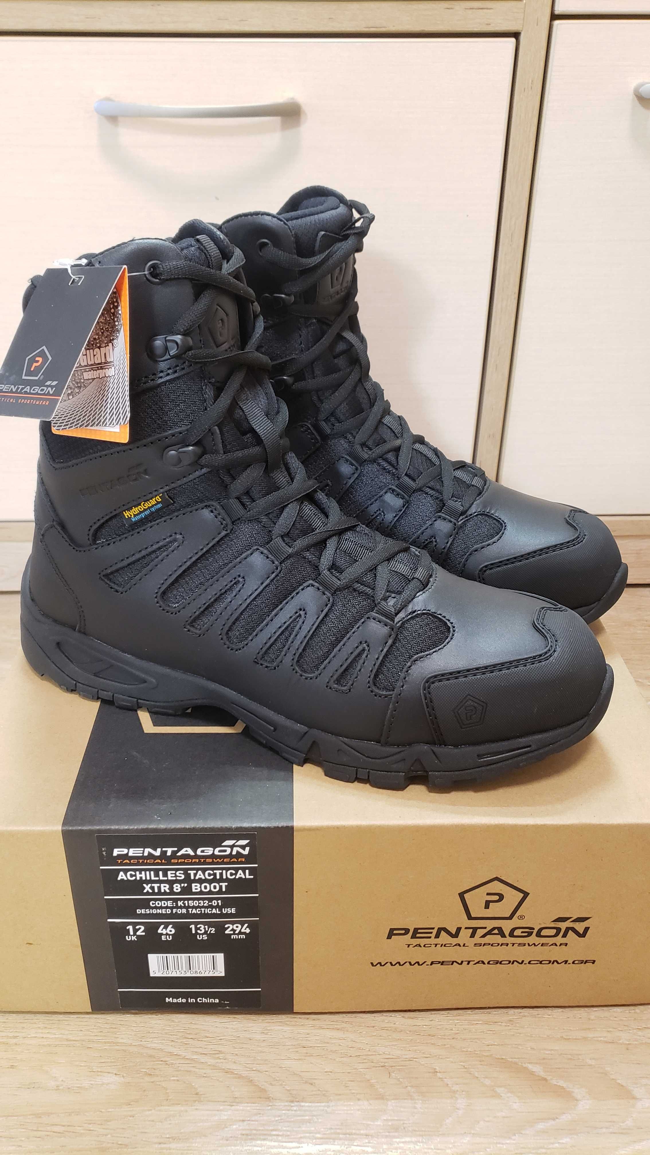 Военные берцы PENTAGON Achilles GTX, стопа 29-29.5 см