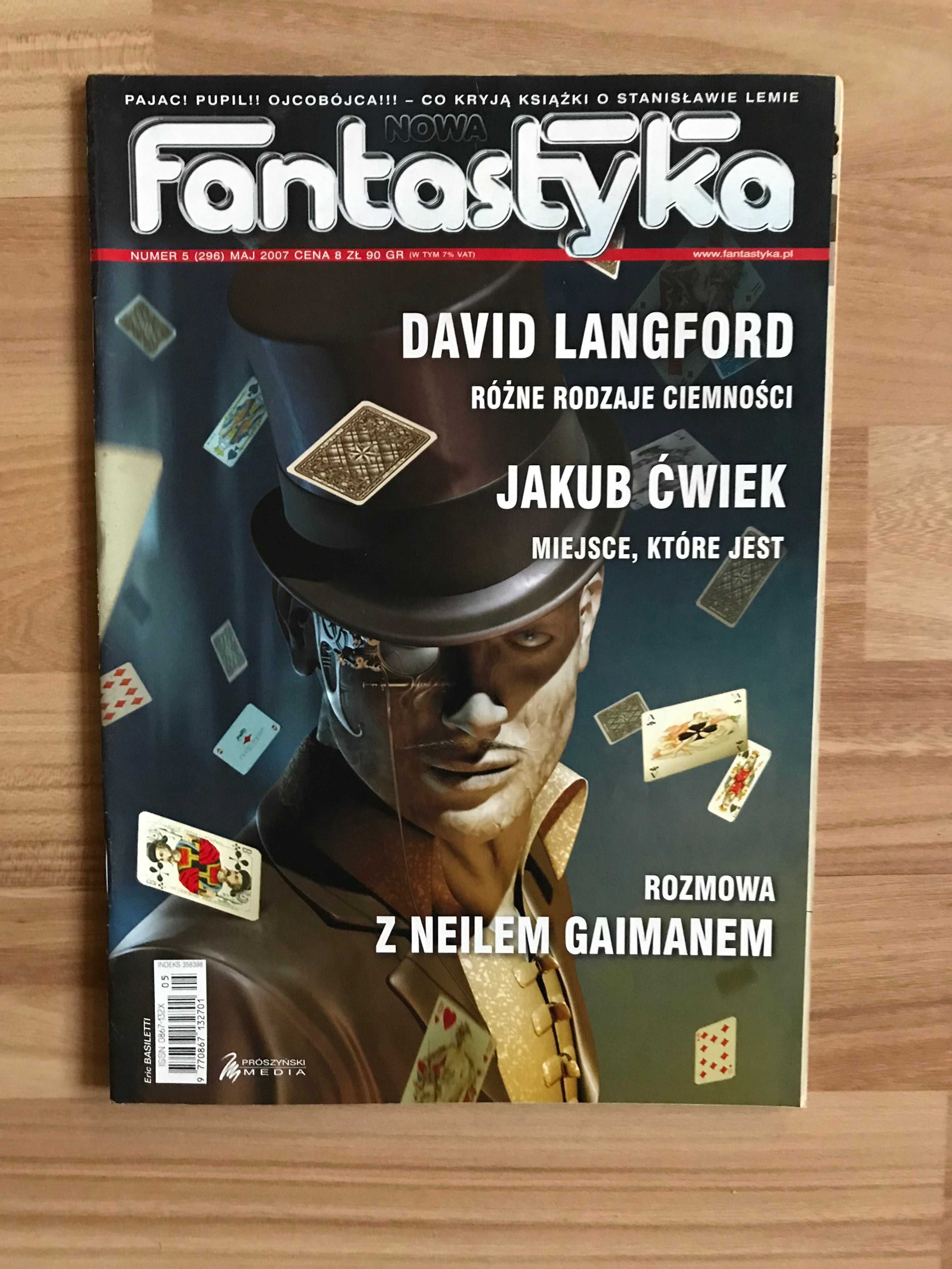 Nowa Fantastyka 5 (296) 2007 Ćwiek Stanisław Lem Neil Gaiman Diuna