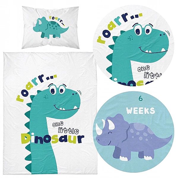 Pościel 100x135/2 części MAYA MOO Dziecięca Bawełniana Do Łóżeczka