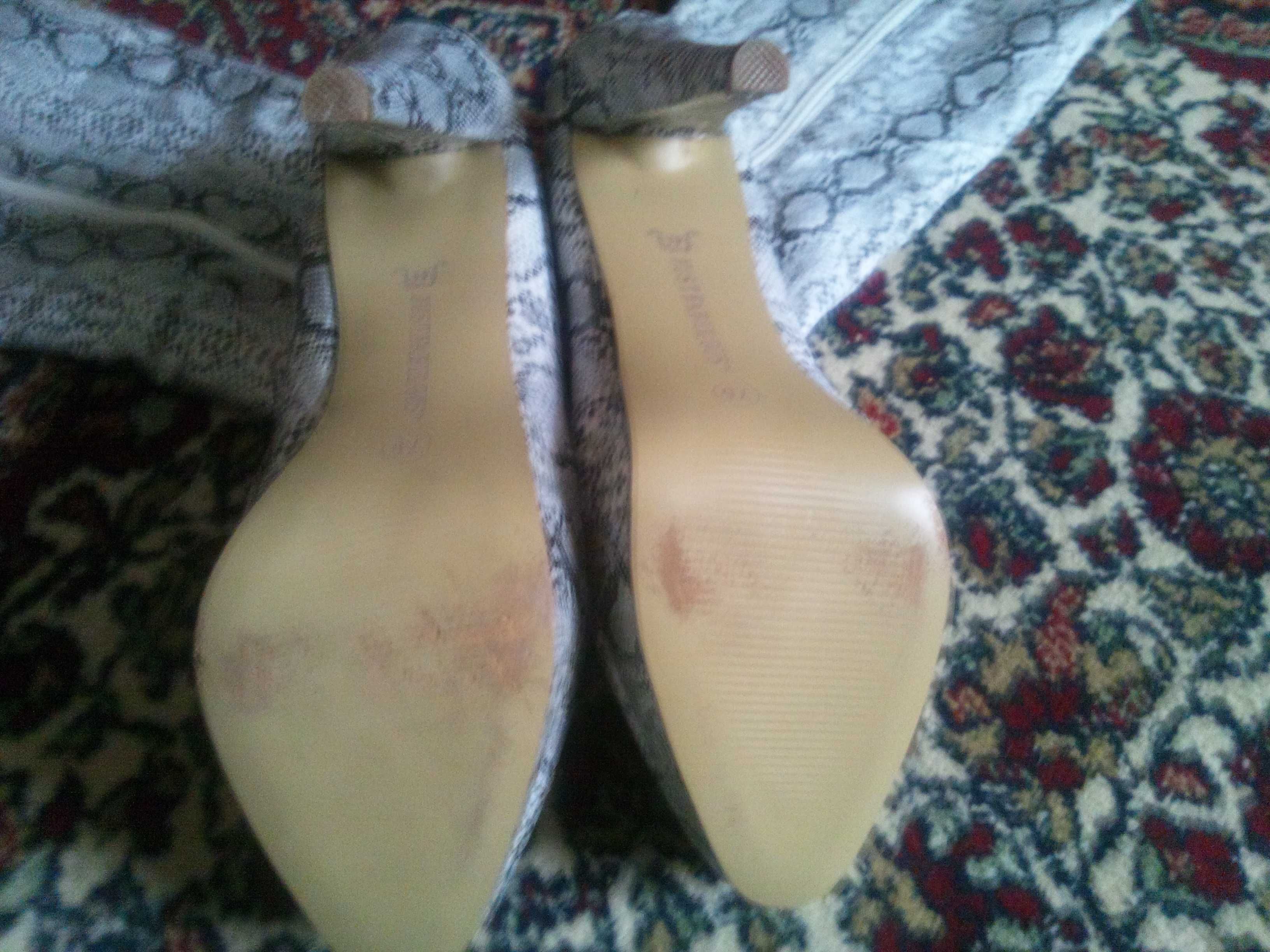 Сапоги JUSTFABULUOS модель SUNITA имитация кожи питона