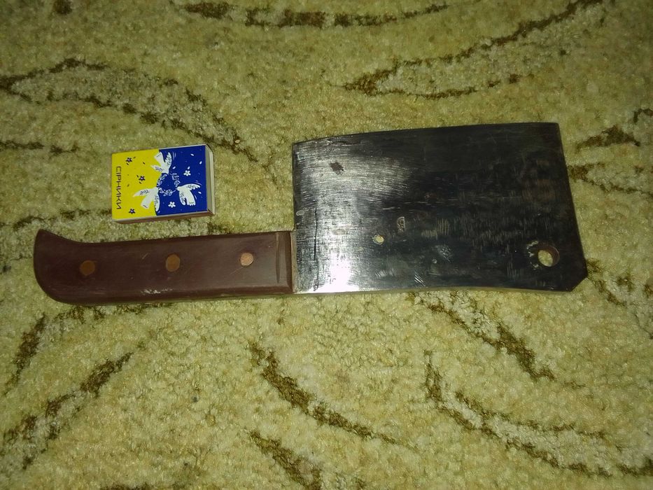 Топорик для рубки мяса костей - ручная работа - клеймо