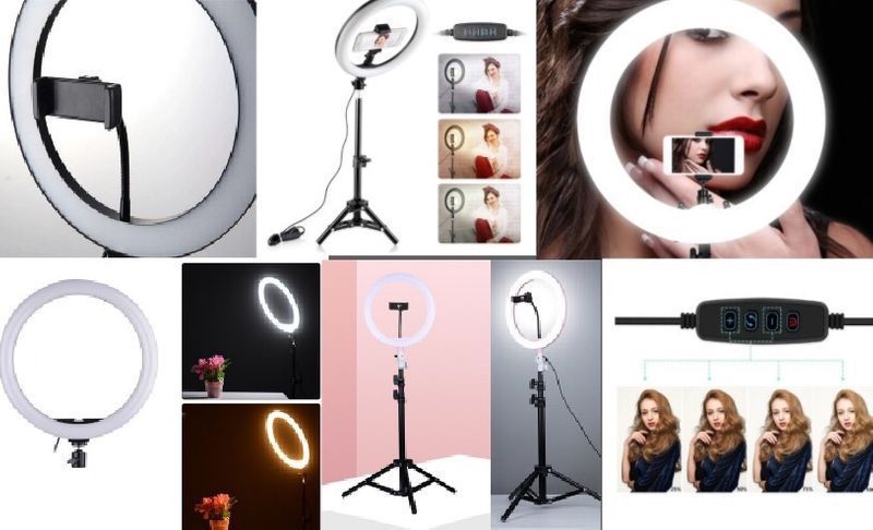 Світлодіодна кільцева лампа Ring Fill Light 30 см + штатив 2 м