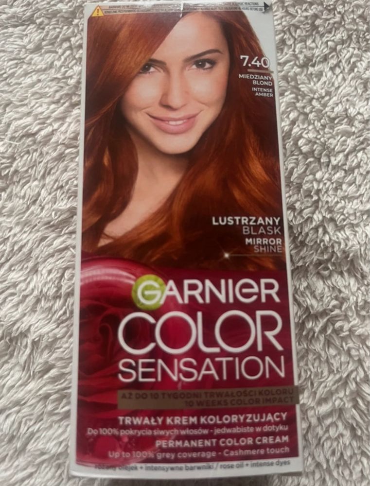 Farba do wlosów Garnier Color Sensation, miedziany blond