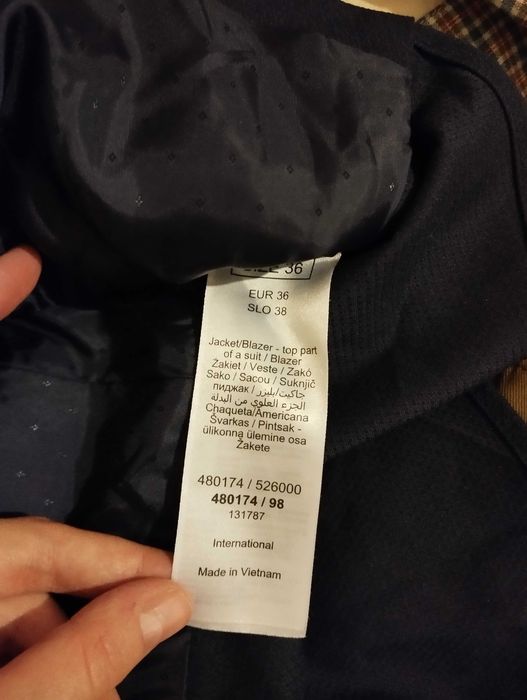 Żakiet marynarka granatowa