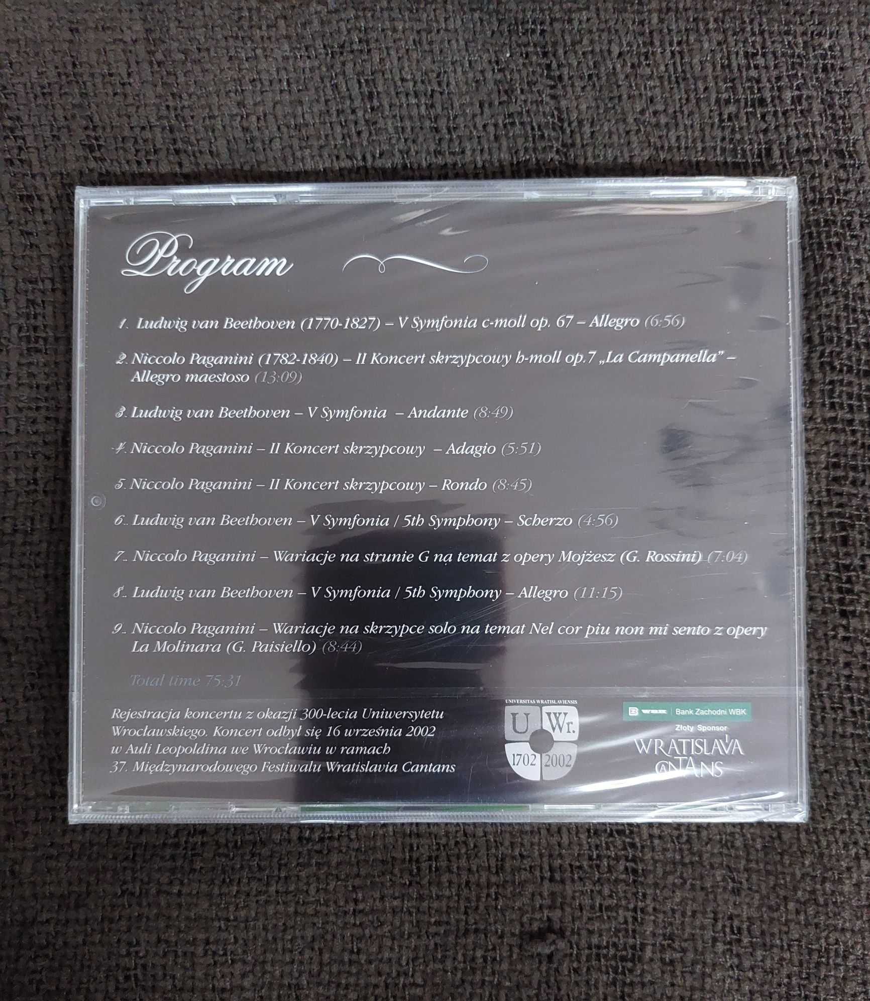 Nowa (zafoliowana) płyta CD Niccolo Paganini