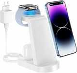 Ładowarka indukcyjna stacja 3 w 1 G618 apple samsung