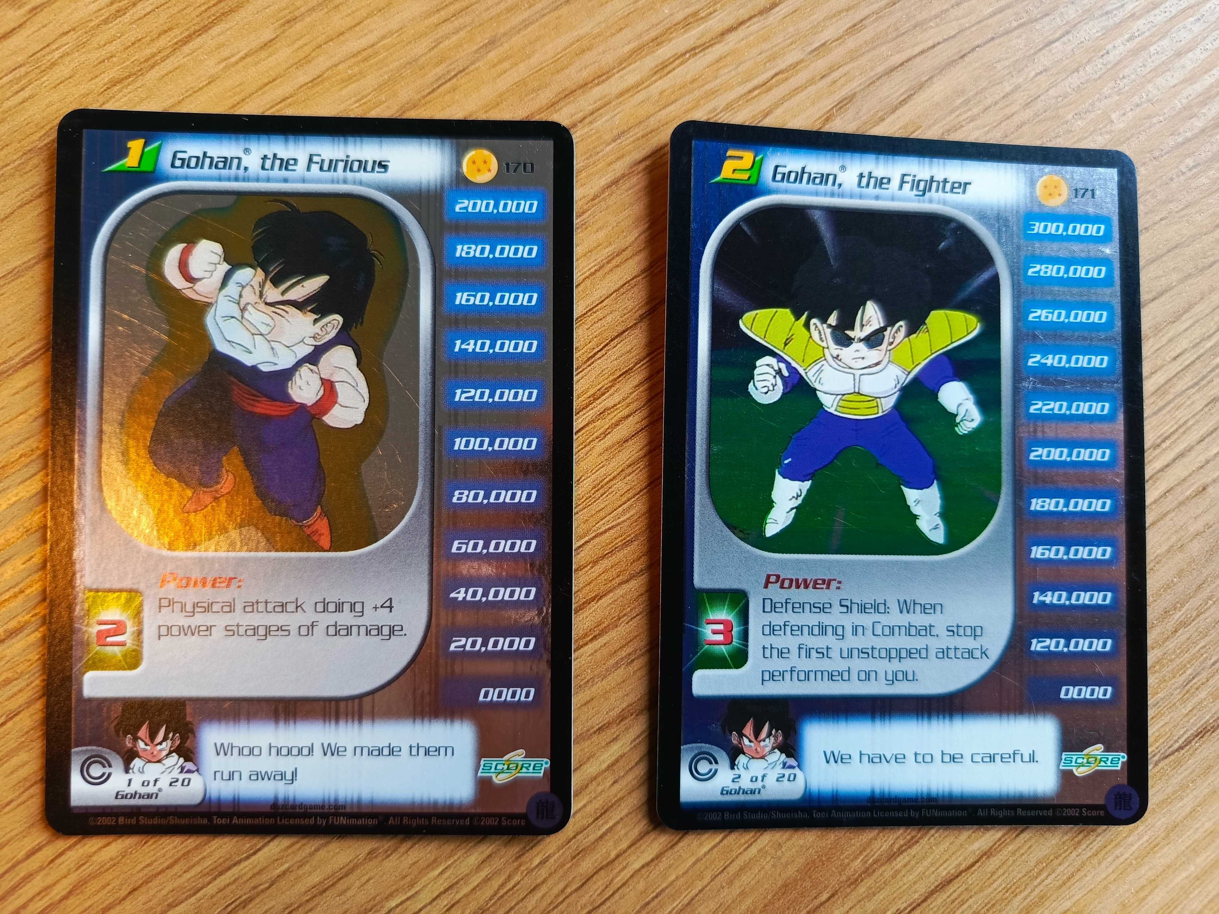 Score Dragon Ball 170, 171 - Gohan Limited Foil (Reforged)